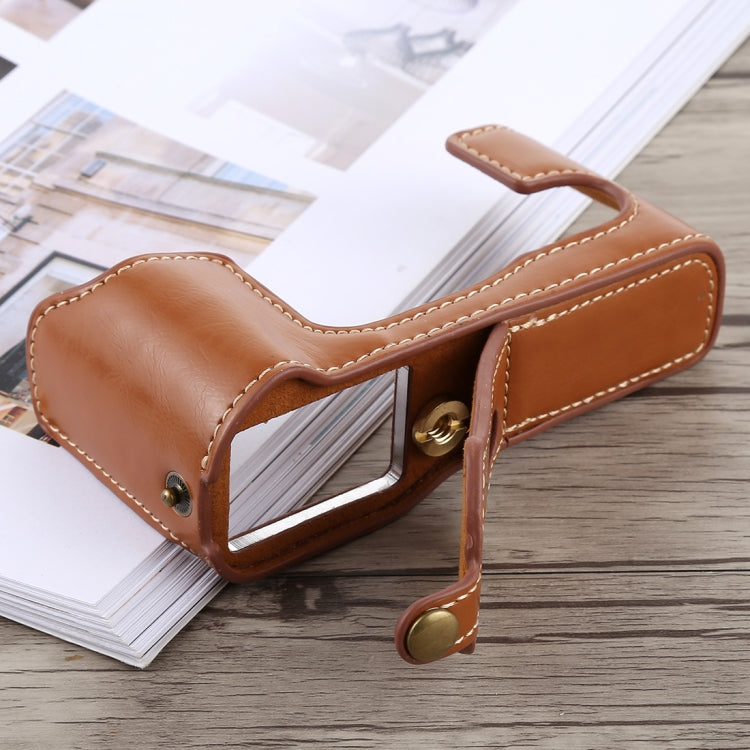 1/4 inch Thread PU Leather Camera Half Case Base for FUJIFILM X-T10 / X-T20, For FUJIFILM  XT10, For FUJIFILM XT10