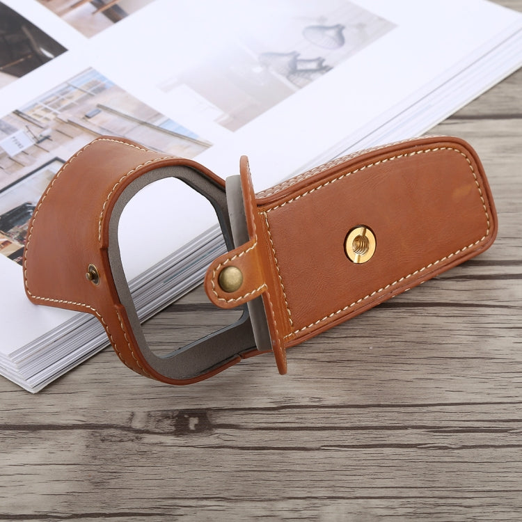 1/4 inch Thread PU Leather Camera Half Case Base for Canon EOS 6D /  6D Mark II, For Canon 6D2