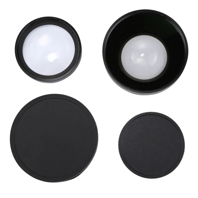 62mm 0.43X Super Wide Angle Lens with Macro Lens, 62mm