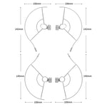 STARTRC 1109131 Drone Propeller Protective Guard Anti-collision Ring for DJI Mini  2 / Mavic Mini, For DJI Mini 2