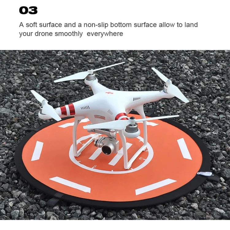 STARTRC RC Drone Quadcopter Portable Parking Apron Fast-fold Landing Parking Pad for DJI Mavic Mini / Mavic Air 2, Diameter: 56cm, Diameter: 56cm