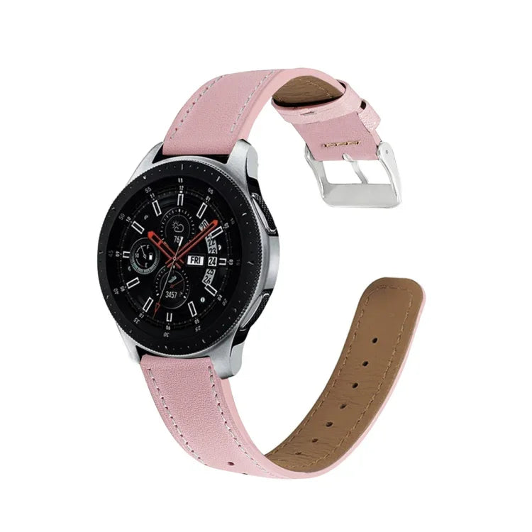 For Samsung Galaxy Watch Active / Active 2 40mm / Active 2 44mm Round Tail Genuine Leather Replacement Strap Watchband, For Samsung Galaxy Watch Active