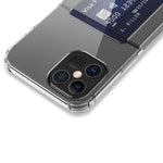 TPU Transparent Protective Case with Card Slots, For iPhone 12, For iPhone 12 Mini, For iPhone 12 Pro, For iPhone 12 Pro Max