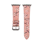 Plum Series Leather Replacement Watchbands For Apple Watch Series 6 & SE & 5 & 4 40mm / 3 & 2 & 1 38mm, For Apple Watch Series 8&7 41mm / SE 2&6&SE&5&4 40mm / 3&2&1 38mm, For Apple Watch Series 7 41mm / 6 & SE & 5 & 4 40mm / 3 & 2 & 1 38mm