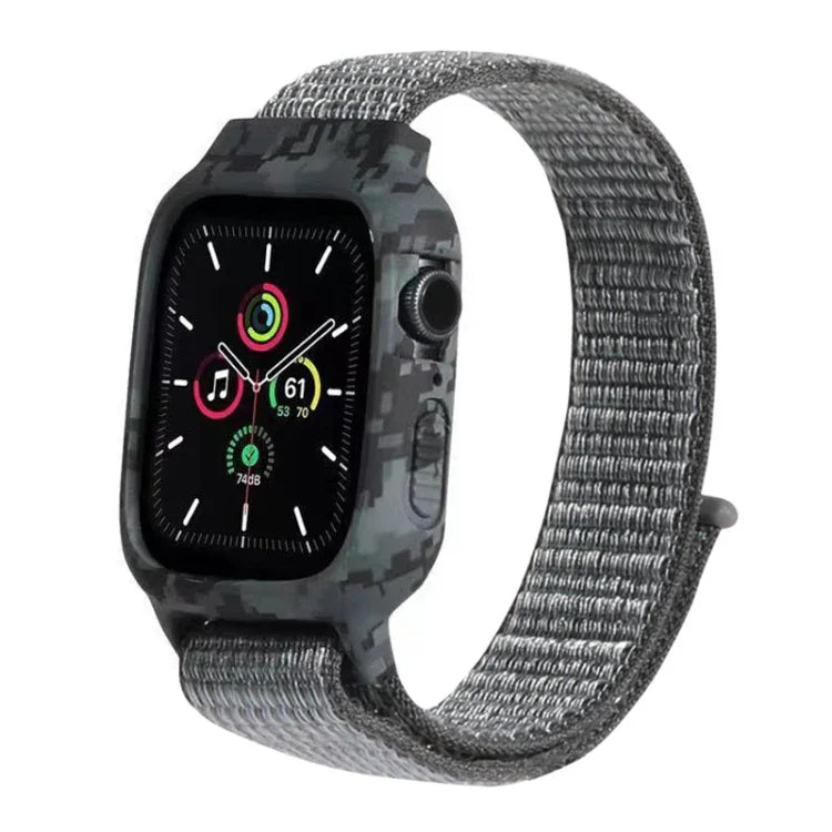 Nylon Replacement Wrist Strap Watchbands For Apple Watch Series 6 & SE & 5 & 4 40mm / 3 & 2 & 1 38mm, For Apple Watch Series 7 41mm / 6 & SE & 5 & 4 40mm / 3 & 2 & 1 38mm