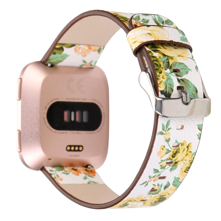 For Fitbit Versa 1 / 2 Flower Pattern Replacement Wrist Strap Watchband