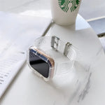 Candy Color Transparent TPU Watchband For Apple Watch Series 6 & SE & 5 & 4 40mm, For Apple Watch Series 7  41mm / & 6 & SE & 5 & 4 40mm