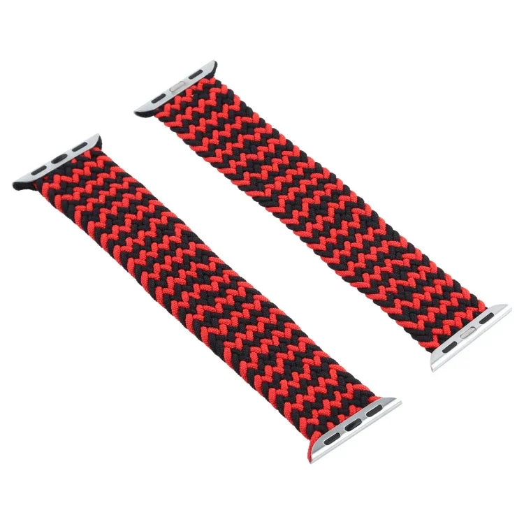Mixed Color Nylon Braided Single Loop Replacement Watchbands For Apple Watch Series 6 & SE & 5 & 4 44mm / 3 & 2 & 1 42mm, S, M, L