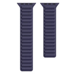 Silicone Magnetic Chain Watchband For Apple Watch Series 6 & SE & 5 & 4 40mm / 3 & 2 & 1 38mm, For Apple Watch Series 7 41mm / 6 & SE & 5 & 4 40mm / 3 & 2 & 1 38mm