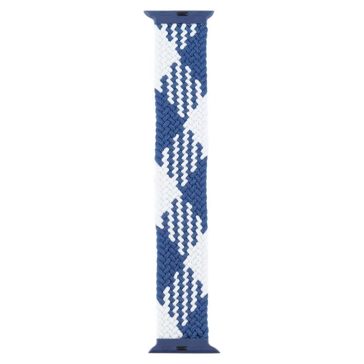 Plastic Buckle Mixed Color Nylon Braided Single Loop Replacement Watchbands For Apple Watch Series 6 & SE & 5 & 4 44mm / 3 & 2 & 1 42mm, S, M, L, XL, XXL
