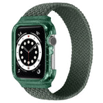 Weave Replacement Wrist Strap Watchbands with Frame For Apple Watch Series 6 & SE & 5 & 4 40mm / 3 & 2 & 1 38mm, 128mm, 135mm, 140mm, 145mm, 150mm, 155mm