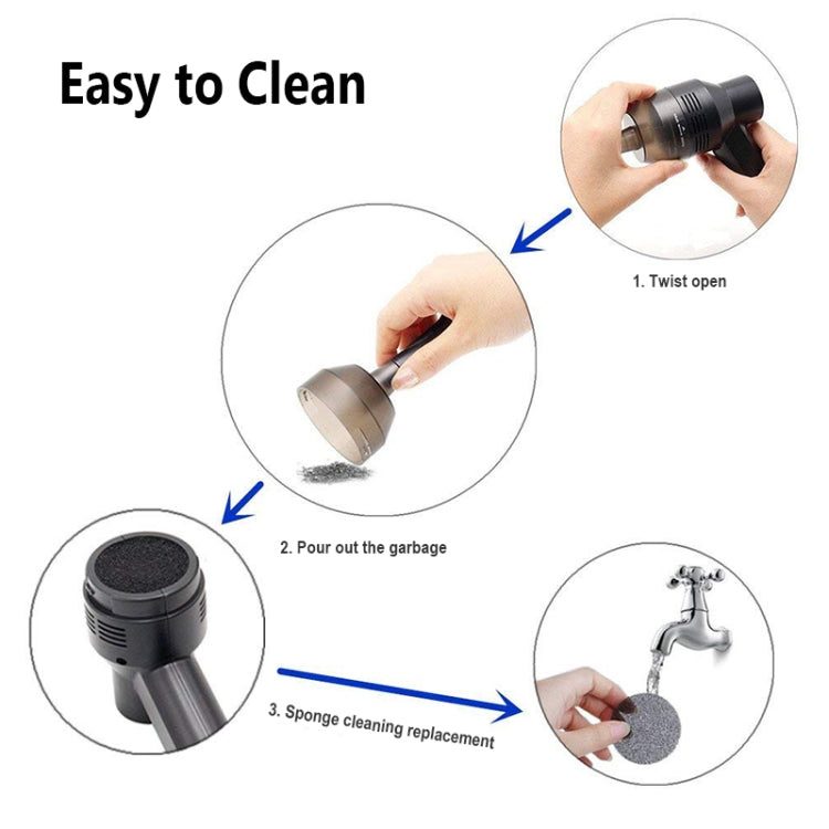 HK-6019D Portable Household Car Handheld Mini USB Vacuum Cleaner Dust Collector Cleaning Tools, HK-6019D