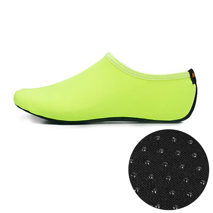 Non-slip Plastic Grain Texture Thick Cloth Sole Solid Color Diving Shoes and Socks, One Pair, XXXS, XXS, XS, S, M, L, XL, XXL, XXXL