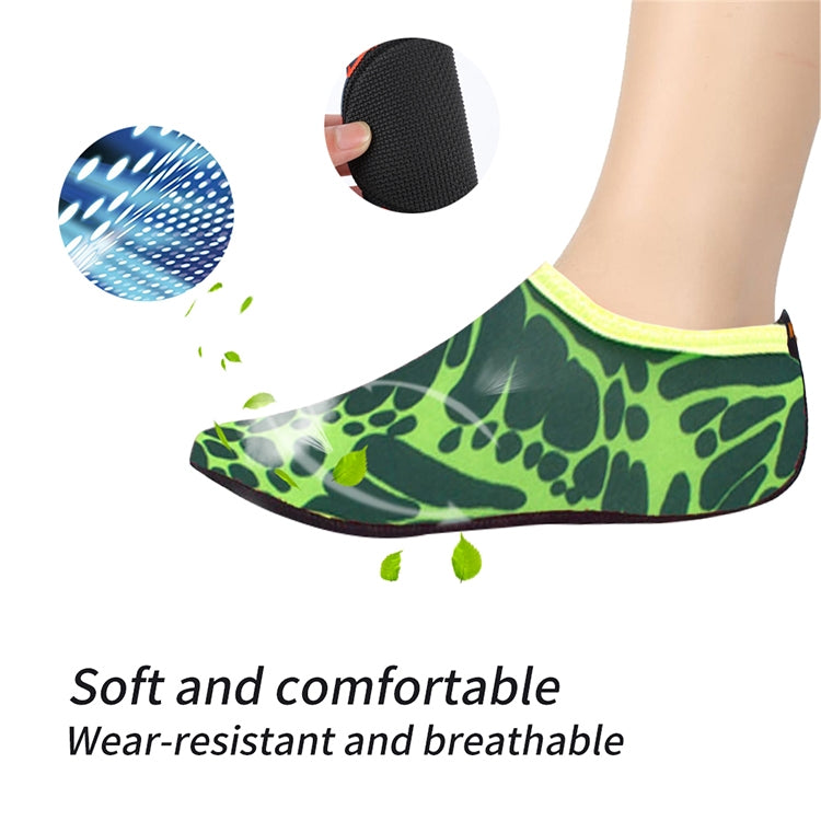 3mm Non-slip Rubber Embossing Texture Sole Figured Diving Shoes and Socks, One Pair, XXXS, XXS, XS, S, M, L, XL, XXL, XXXL