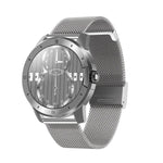 MX12 1.3 inch IPS Color Screen IP68 Waterproof Smart Watch, Support Bluetooth Call / Sleep Monitoring / Heart Rate Monitoring, Steel Strap