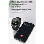 MX12 1.3 inch IPS Color Screen IP68 Waterproof Smart Watch, Support Bluetooth Call / Sleep Monitoring / Heart Rate Monitoring, Steel Strap