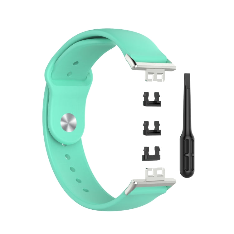 For Huawei Watch Fit 18mm Back Buckle Style Silicone Solid Color Replacement Strap Watchband, EDA001311001A, EDA001311001B, EDA001311001C, EDA001311001D, EDA001311001E, EDA001311001F, EDA001311001G, EDA001311001H, EDA001311001I, EDA001311001J