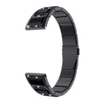 Stainless Steel Diamond Encrusted Replacement Watchbands, For Samsung Galaxy Watch 42mm, For Samsung Galaxy Watch 46mm, For Samsung Galaxy Watch 3 45mm, For Samsung Galaxy Watch Active2 44mm / Watch Active2 40mm / Watch Active                          ...