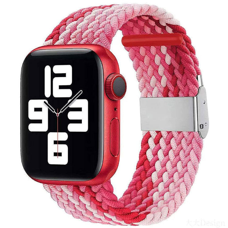 Braided + Stainless Steel Replacement Watchbands For Apple Watch Series 6 & SE & 5 & 4 40mm / 3 & 2 & 1 38mm, For Apple Watch Series 7 41mm / 6 & SE & 5 & 4 40mm, For Apple Watch Series 8&7 41mm / SE 2&6&SE&5&4 40mm / 3&2&1 38mm                        ...
