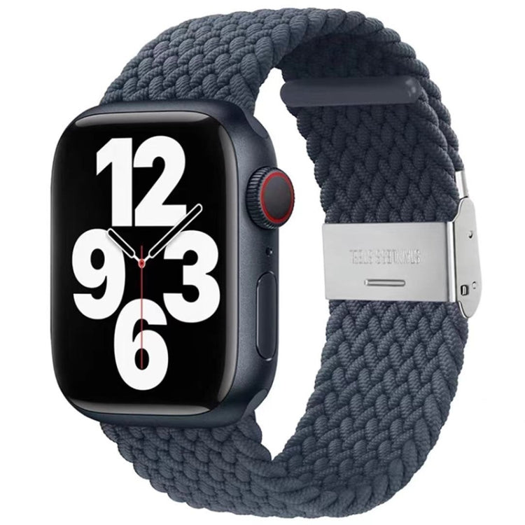 Braided + Stainless Steel Replacement Watchbands For Apple Watch Series 6 & SE & 5 & 4 40mm / 3 & 2 & 1 38mm, For Apple Watch Series 7 41mm / 6 & SE & 5 & 4 40mm, For Apple Watch Series 8&7 41mm / SE 2&6&SE&5&4 40mm / 3&2&1 38mm                        ...