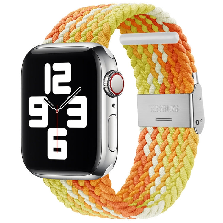 Braided + Stainless Steel Replacement Watchbands For Apple Watch Series 6 & SE & 5 & 4 44mm / 3 & 2 & 1 42mm, For Apple Watch Ultra 49mm / Series 8&7 45mm / SE 2&6&SE&5&4 44mm / 3&2&1 42mm, For Apple Watch Series 7 45mm / 6 & SE & 5 & 4 44mm           ...