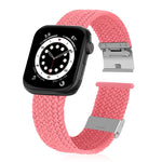 Braided + Stainless Steel Replacement Watchbands For Apple Watch Series 6 & SE & 5 & 4 44mm / 3 & 2 & 1 42mm, For Apple Watch Ultra 49mm / Series 8&7 45mm / SE 2&6&SE&5&4 44mm / 3&2&1 42mm, For Apple Watch Series 7 45mm / 6 & SE & 5 & 4 44mm           ...