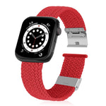 Braided + Stainless Steel Replacement Watchbands For Apple Watch Series 6 & SE & 5 & 4 44mm / 3 & 2 & 1 42mm, For Apple Watch Ultra 49mm / Series 8&7 45mm / SE 2&6&SE&5&4 44mm / 3&2&1 42mm, For Apple Watch Series 7 45mm / 6 & SE & 5 & 4 44mm           ...