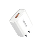 WK WP-U57 Max 18W Maxspeed QC3.0 Fast Charger + USB to 8 Pin Data Cable, US Plug