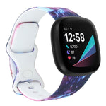 For Fitbit Versa 3 Printing Replacement Strap Watchband, S