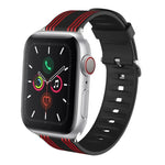 Silicone Replaceable Watch Strap, For Apple Watch Ultra 49mm / Series 8&7 45mm / SE 2&6&SE&5&4 44mm / 3&2&1 42mm, For Apple Watch Series 8&7 41mm / SE 2&6&SE&5&4 40mm / 3&2&1 38mm, For Apple Watch Series 7 45mm / 6 & SE & 5 & 4 44mm / 3 & 2 & 1 42mm   ...