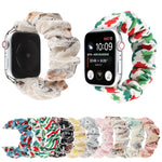 Fabric Hair Ring Replacement Strap Watchband, For Apple Watch Ultra 49mm / Series 8&7 45mm / SE 2&6&SE&5&4 44mm / 3&2&1 42mm, For Apple Watch Series 8&7 41mm / SE 2&6&SE&5&4 40mm / 3&2&1 38mm