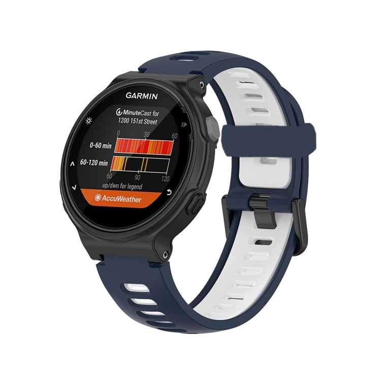For Garmin Forerunner 735 / 235 Two-color Silicone Replacement Strap Watchband