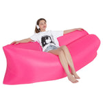 Outdoor Portable Lazy Water Inflatable Sofa Beach Grass Air Bed, Size: 200 x 70cm, 200 x 70cm Rose Red, 200 x 70cm Sapphire Blue, 200 x 70cm Grass Green, 200 x 70cm Red, 200 x 70cm Yellow, 200 x 70cm Purple, 200 x 70cm Orange, 200 x 70cm Sky Blue      ...