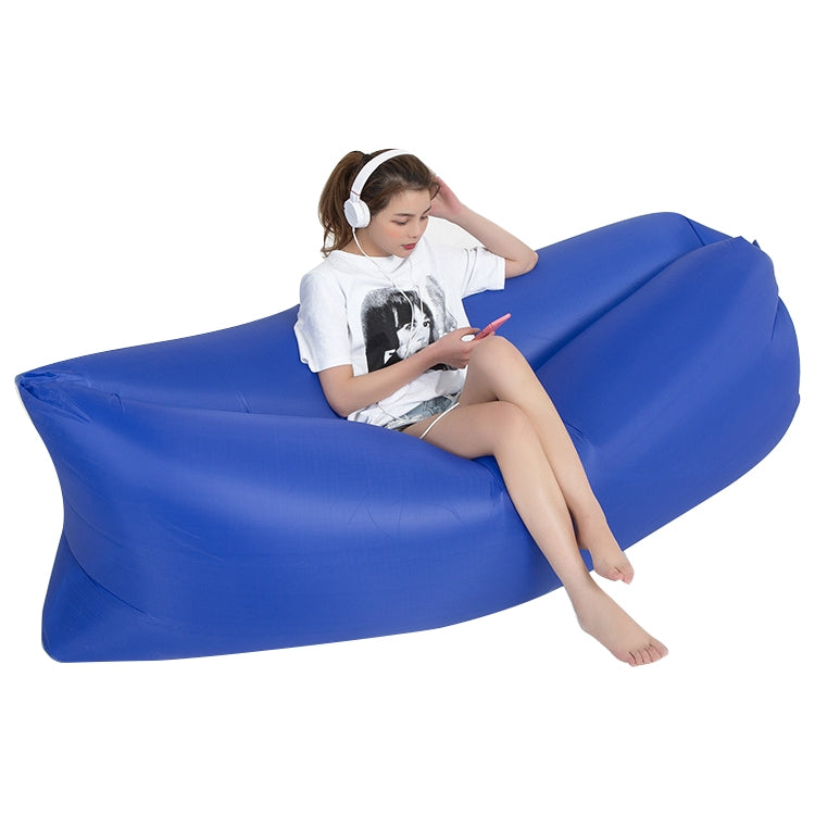 Outdoor Portable Lazy Water Inflatable Sofa Beach Grass Air Bed, Size: 200 x 70cm, 200 x 70cm Rose Red, 200 x 70cm Sapphire Blue, 200 x 70cm Grass Green, 200 x 70cm Red, 200 x 70cm Yellow, 200 x 70cm Purple, 200 x 70cm Orange, 200 x 70cm Sky Blue      ...