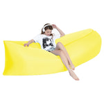 Outdoor Portable Lazy Water Inflatable Sofa Beach Grass Air Bed, Size: 200 x 70cm, 200 x 70cm Rose Red, 200 x 70cm Sapphire Blue, 200 x 70cm Grass Green, 200 x 70cm Red, 200 x 70cm Yellow, 200 x 70cm Purple, 200 x 70cm Orange, 200 x 70cm Sky Blue      ...