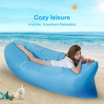 Outdoor Portable Lazy Water Inflatable Sofa Beach Grass Air Bed, Size: 200 x 70cm, 200 x 70cm Rose Red, 200 x 70cm Sapphire Blue, 200 x 70cm Grass Green, 200 x 70cm Red, 200 x 70cm Yellow, 200 x 70cm Purple, 200 x 70cm Orange, 200 x 70cm Sky Blue      ...