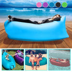 Outdoor Portable Lazy Water Inflatable Sofa Beach Grass Air Bed, Size: 200 x 70cm, 200 x 70cm Rose Red, 200 x 70cm Sapphire Blue, 200 x 70cm Grass Green, 200 x 70cm Red, 200 x 70cm Yellow, 200 x 70cm Purple, 200 x 70cm Orange, 200 x 70cm Sky Blue      ...