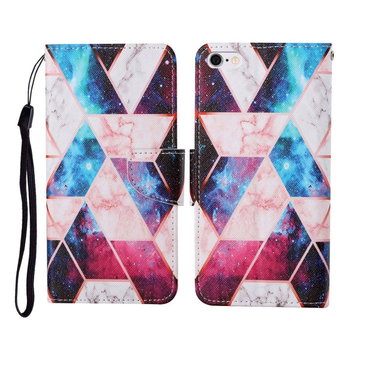 Painted Pattern Horizontal Flip Leathe Case, For iPhone 6, For iPhone 6 Plus, For iPhone 7 Plus