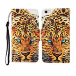 Painted Pattern Horizontal Flip Leathe Case, For iPhone 6, For iPhone 6 Plus, For iPhone 7 Plus