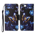 Painted Pattern Horizontal Flip Leathe Case, For iPhone 6, For iPhone 6 Plus, For iPhone 7 Plus