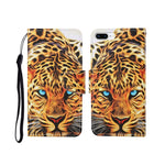 Painted Pattern Horizontal Flip Leathe Case, For iPhone 6, For iPhone 6 Plus, For iPhone 7 Plus