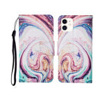 Painted Pattern Horizontal Flip Leathe Case, For iPhone 12 mini, For iPhone 12/12 Pro, For iPhone 12 Pro Max