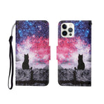 Painted Pattern Horizontal Flip Leathe Case, For iPhone 12 mini, For iPhone 12/12 Pro, For iPhone 12 Pro Max