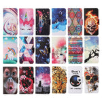 Painted Pattern Horizontal Flip Leathe Case, For iPhone SE (2020)/ 7 /8, For iPhone X, For iPhone XR