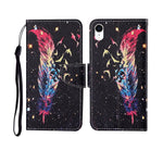 Painted Pattern Horizontal Flip Leathe Case, For iPhone SE (2020)/ 7 /8, For iPhone X, For iPhone XR