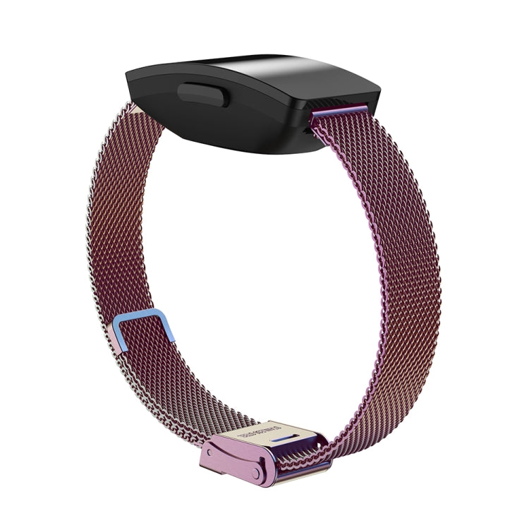 For Fitbit Inspire / Inspire HR / Ace 2 Double Insurance Buckle Milanese Replacement Strap Watchband
