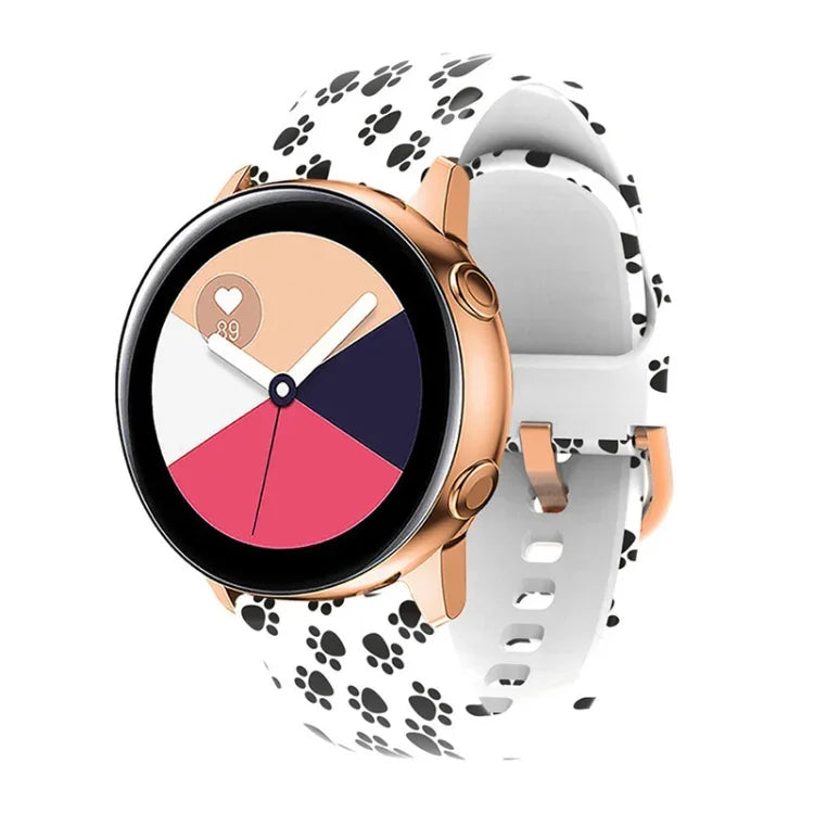 Silicone Printing Replacement Strap Watchband, For Samsung Galaxy Watch 42mm, For Samsung Galaxy Watch 46mm