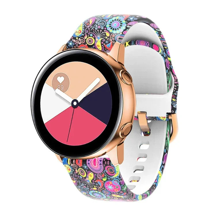 Silicone Printing Replacement Strap Watchband, For Samsung Galaxy Watch 42mm, For Samsung Galaxy Watch 46mm