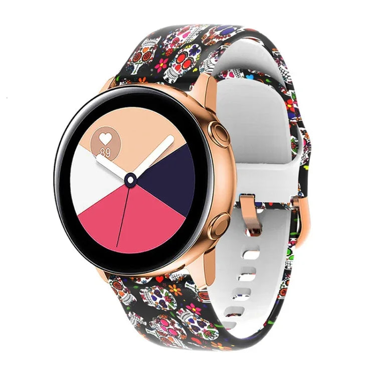 Silicone Printing Replacement Strap Watchband, For Samsung Galaxy Watch 42mm, For Samsung Galaxy Watch 46mm