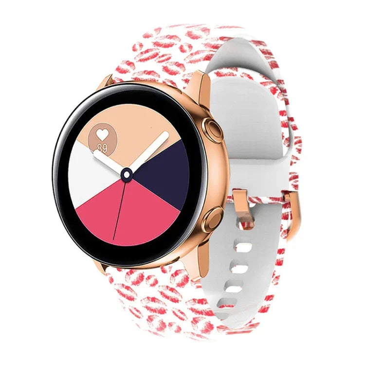 Silicone Printing Replacement Strap Watchband, For Samsung Galaxy Watch 42mm, For Samsung Galaxy Watch 46mm
